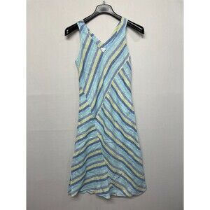J Jill Love Linen Women 00% Linen Maxi Dress Size Small Petite B354 -30
